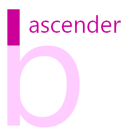 anatomy of type - ascenders