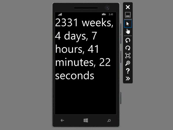 SignalR running in WindowsPhone emulator